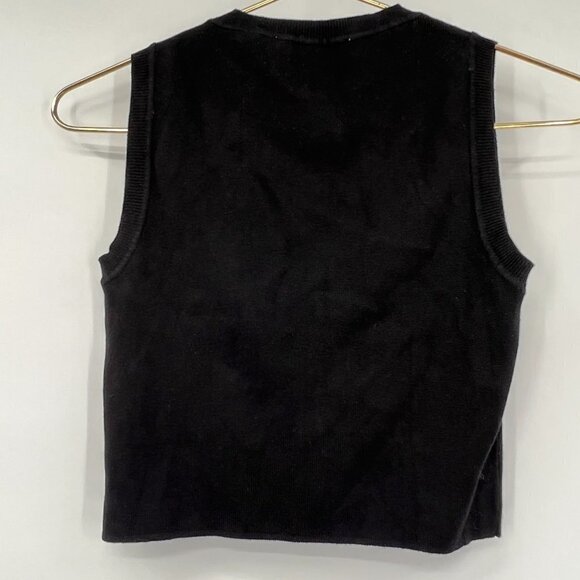 ZARA Cropped Black Tank - Picture 4 of 6